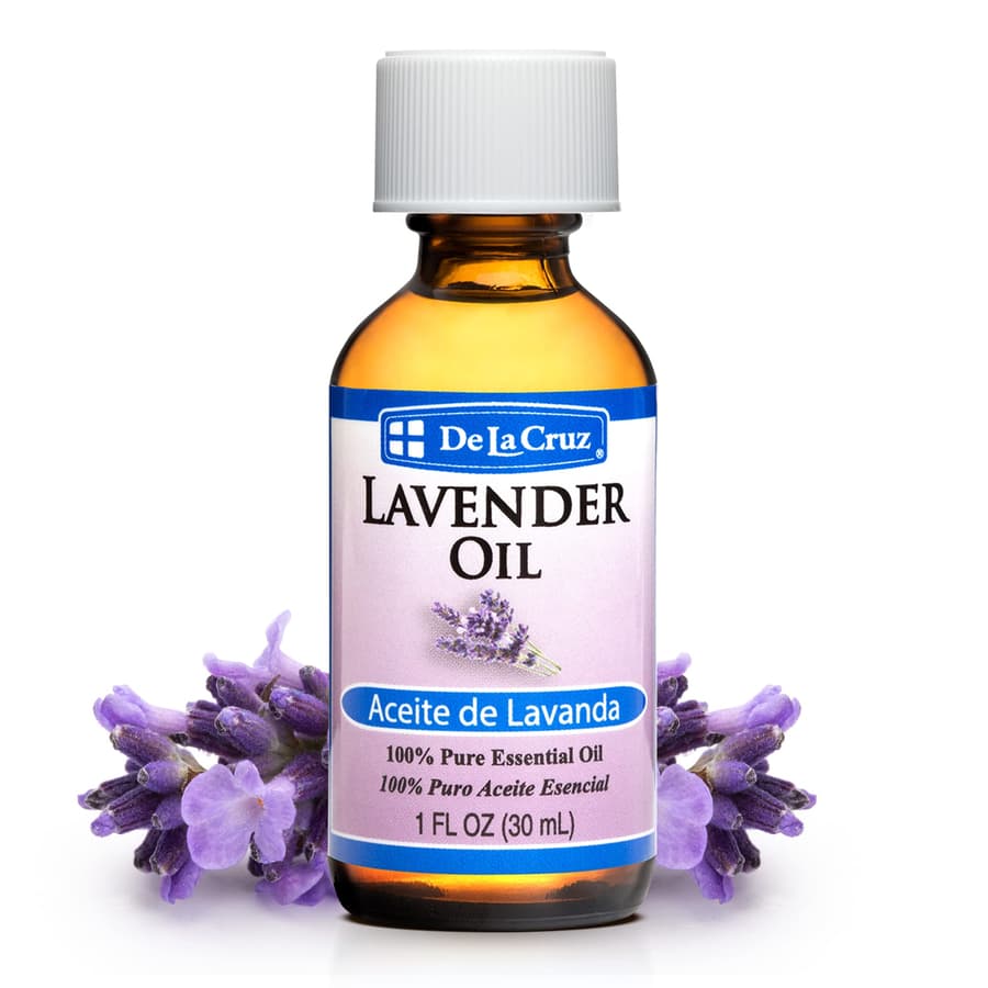 De la Cruz Lavender Essential Oil Steam Distilled 100% Pure Lavender Oil for
