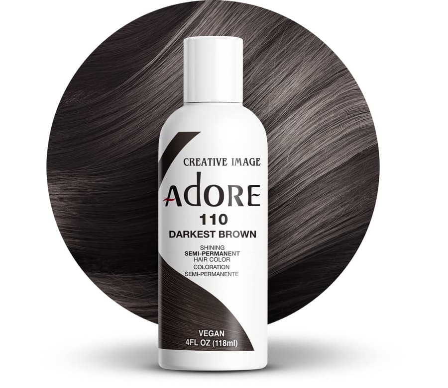 Adore Semi Permanent Hair Color | Vegan Cruelty Free Brown Hair Dye | No