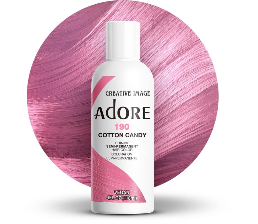 Adore Semi Permanent Hair Color | Vegan Cruelty Free Pink Hair Dye | No Ammonia