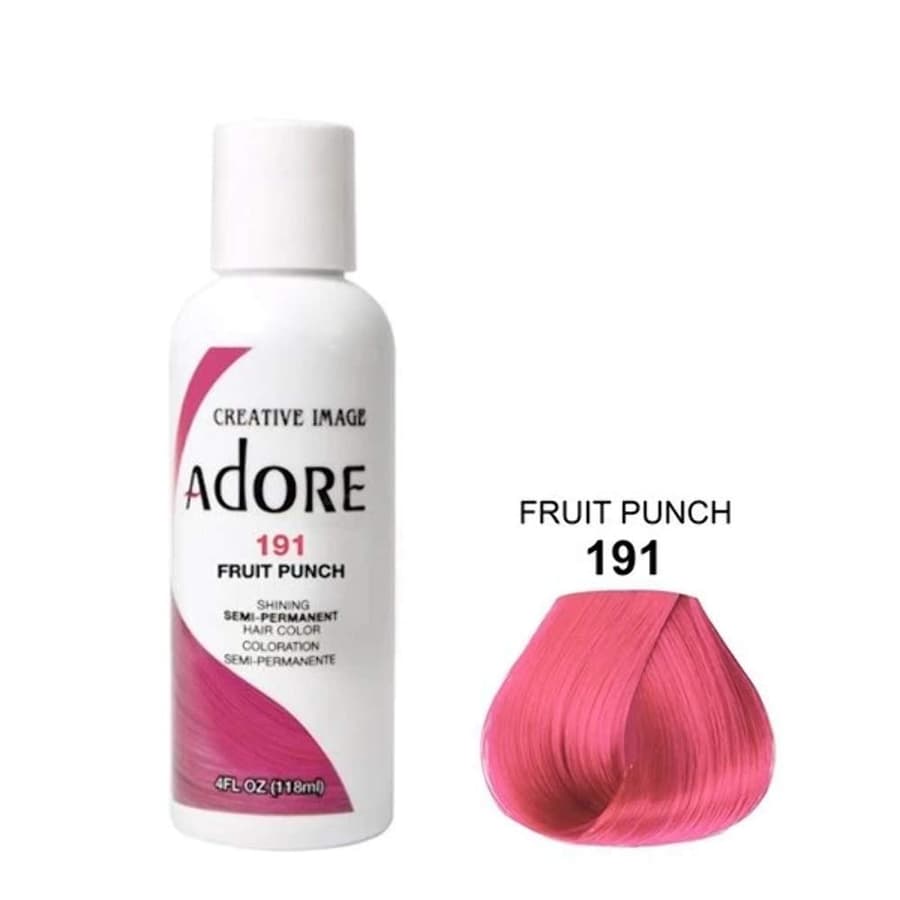 Adore Semi Permanent Hair Color | Vegan Cruelty Free Pink Hair Dye | No Ammonia