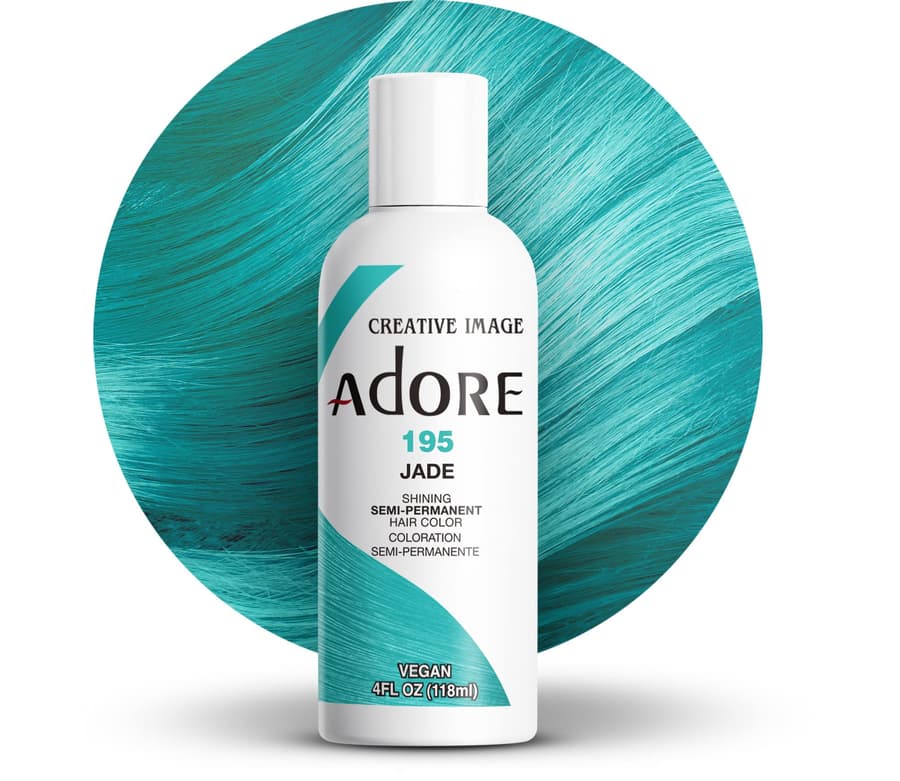 Adore Semi Permanent Hair Color | Vegan Cruelty Free Green Hair Dye | No