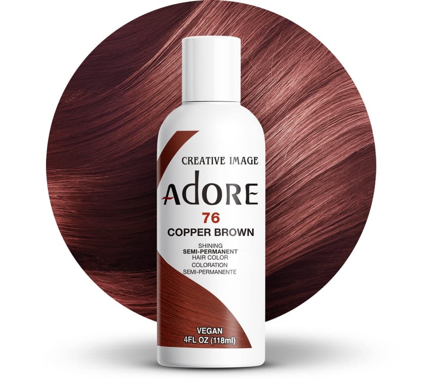 Adore Semi Permanent Hair Color | Vegan Cruelty Free Brown Hair Dye | No