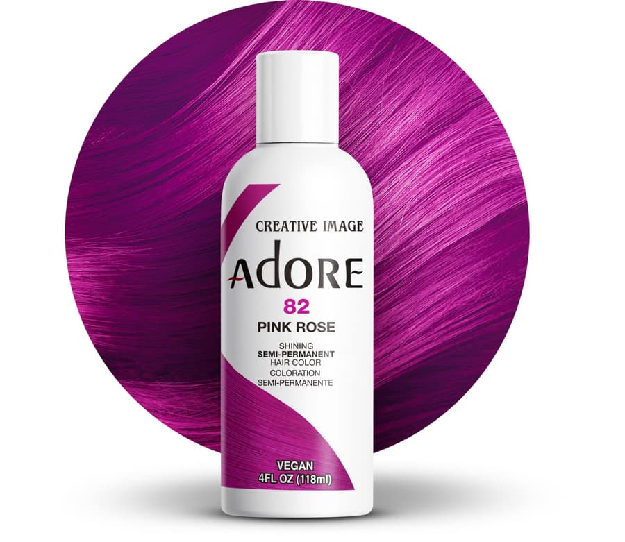 Adore Semi Permanent Hair Color | Vegan Cruelty Free Pink Hair Dye | No Ammonia
