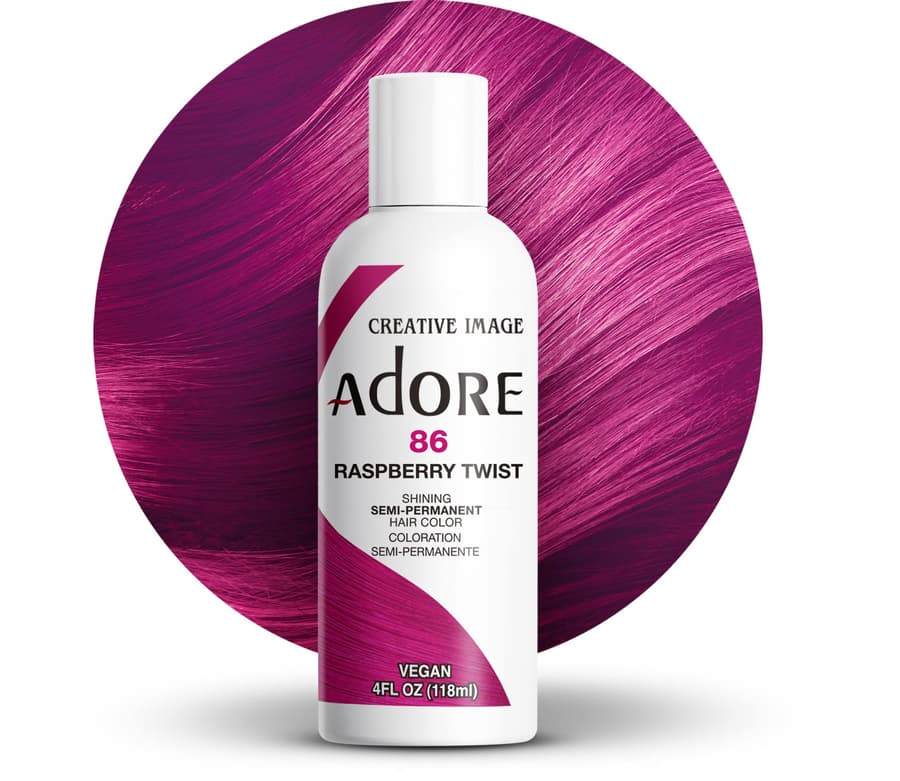 Adore Semi Permanent Hair Color | Vegan Cruelty Free Pink Hair Dye | No Ammonia