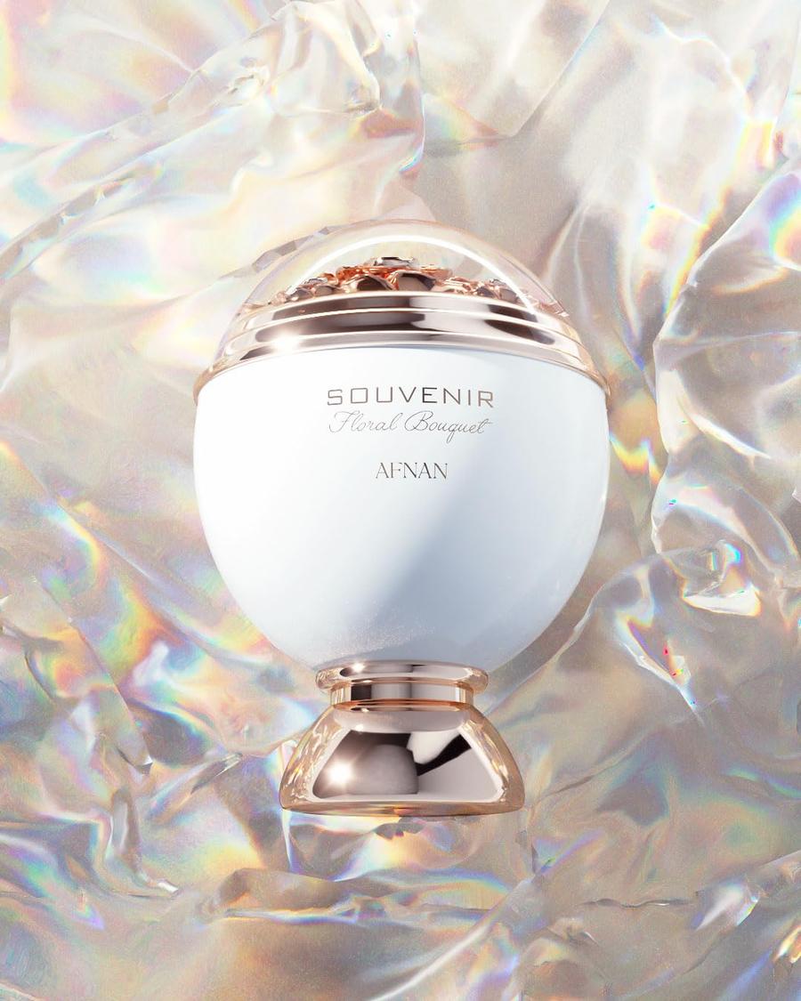 Afnan Souvenir Floral Bouquet For Women EDP 3.4 oz