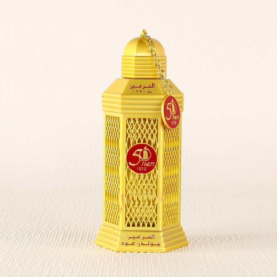 Al Haramain Golden Oud and Men Amber Spicy Timeless Elegance With Notes of