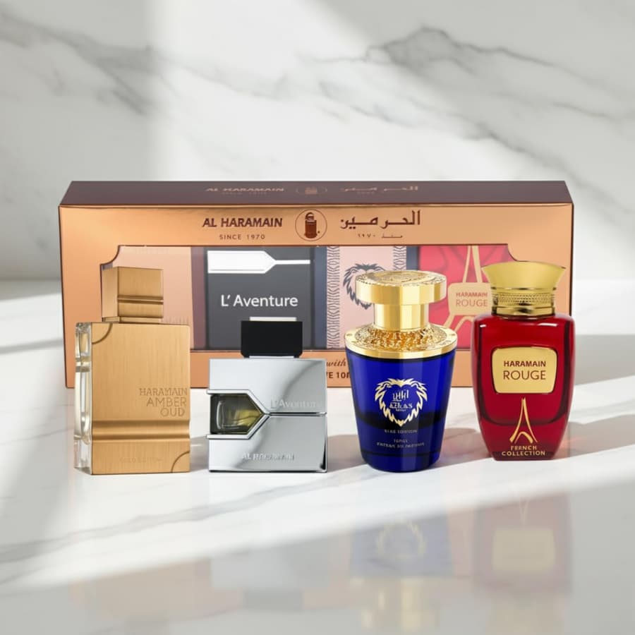 [Set] Al Haramain Discovery Set Women 4× Each For Men 10 ml