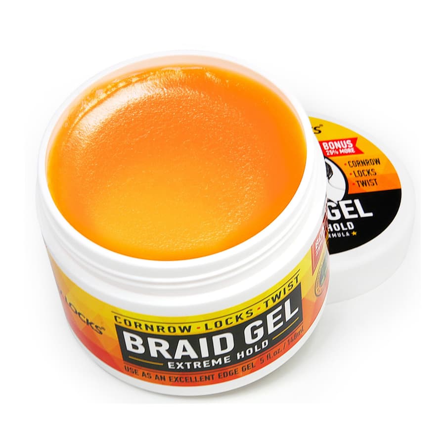 Allday Locks Braid Gel Extreme Hold Braiding Gel for Cornrows Locks Twisting