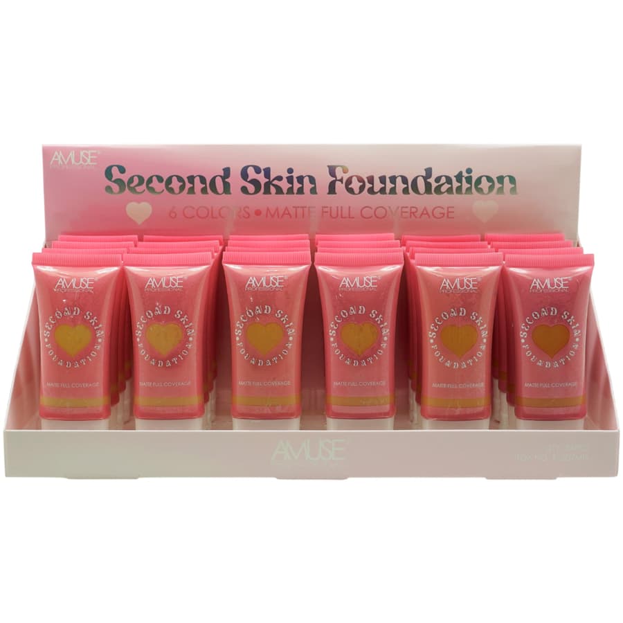 (24-pack) Amuse Second Skin Foundation