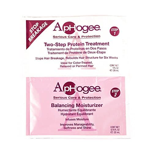 Aphogee Two Step Protein Treatment Balancing Moisturizer Repairs Damaged Hair