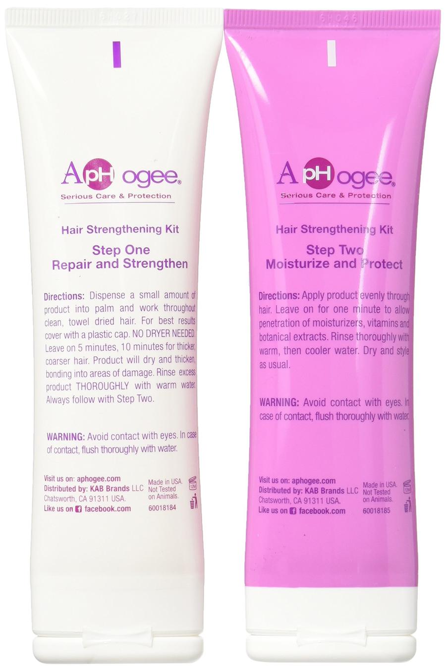 Aphogee Hair Strengthening Kit 2 Count 6 Fl.oz