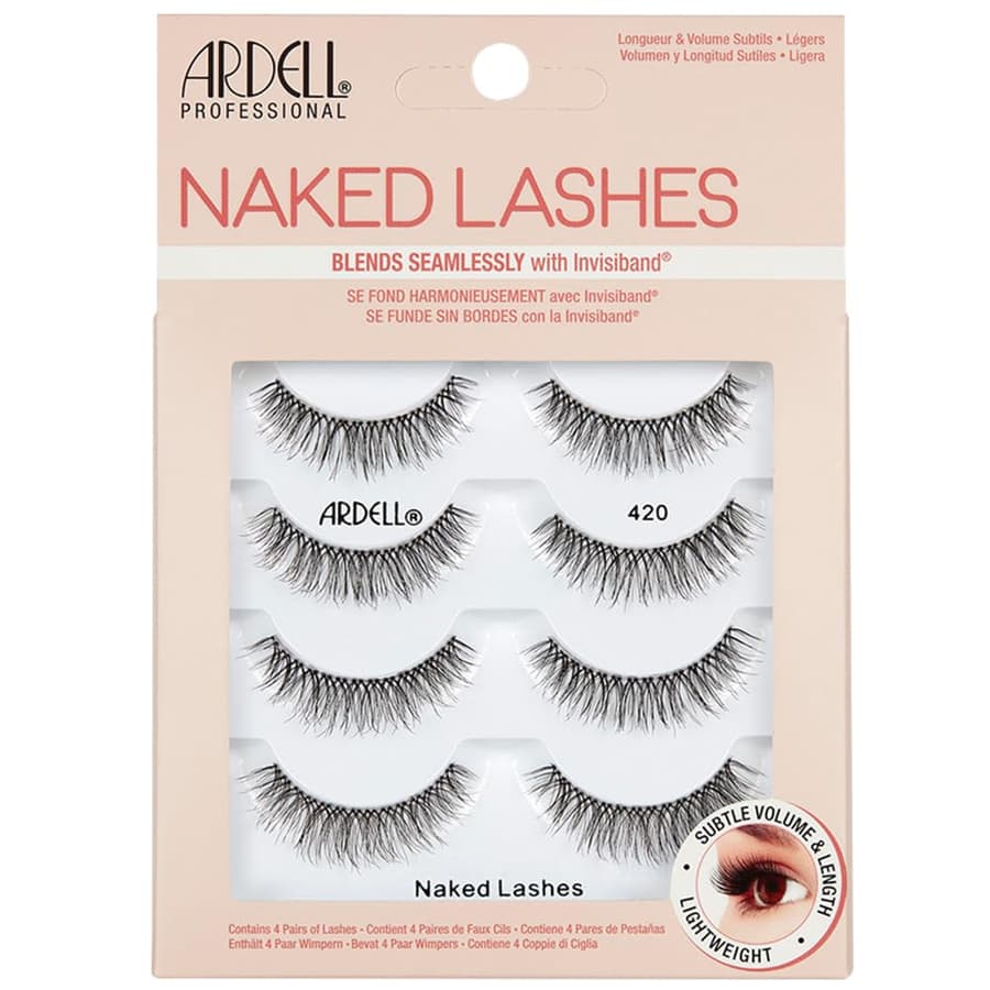 Ardell Naked Lashes 420 Multipack Lightweight Natural Look Invisiband for