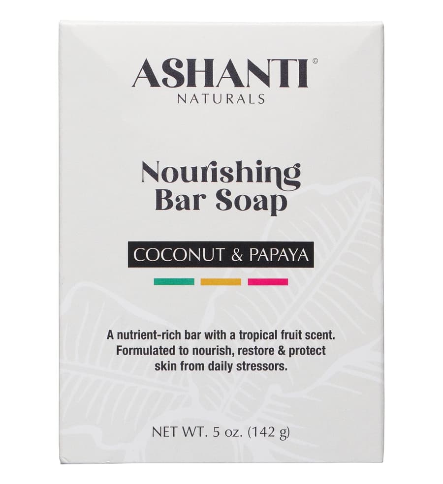 Ashanti Naturals Coconut Papaya Soap Bar | Nourishing Natural Soap With Shea