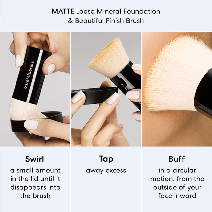 Original Matte Loose Mineral Foundation Spf 15 09 Light Beige Vegan Cruelty