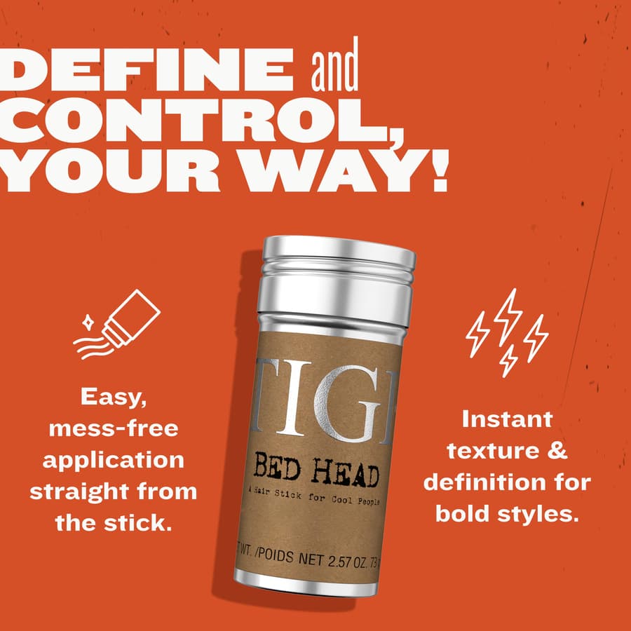 Tigi Bed Head Hair Wax Stick Strong Hold With Triple Wax Formulation for Slick