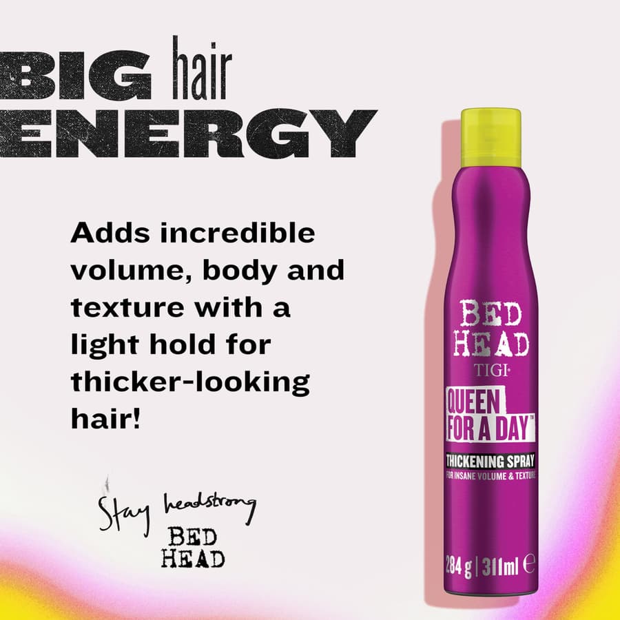 Tigi Bed Head Volumizing Hair Queen for A Day for Thickening and Texturizing