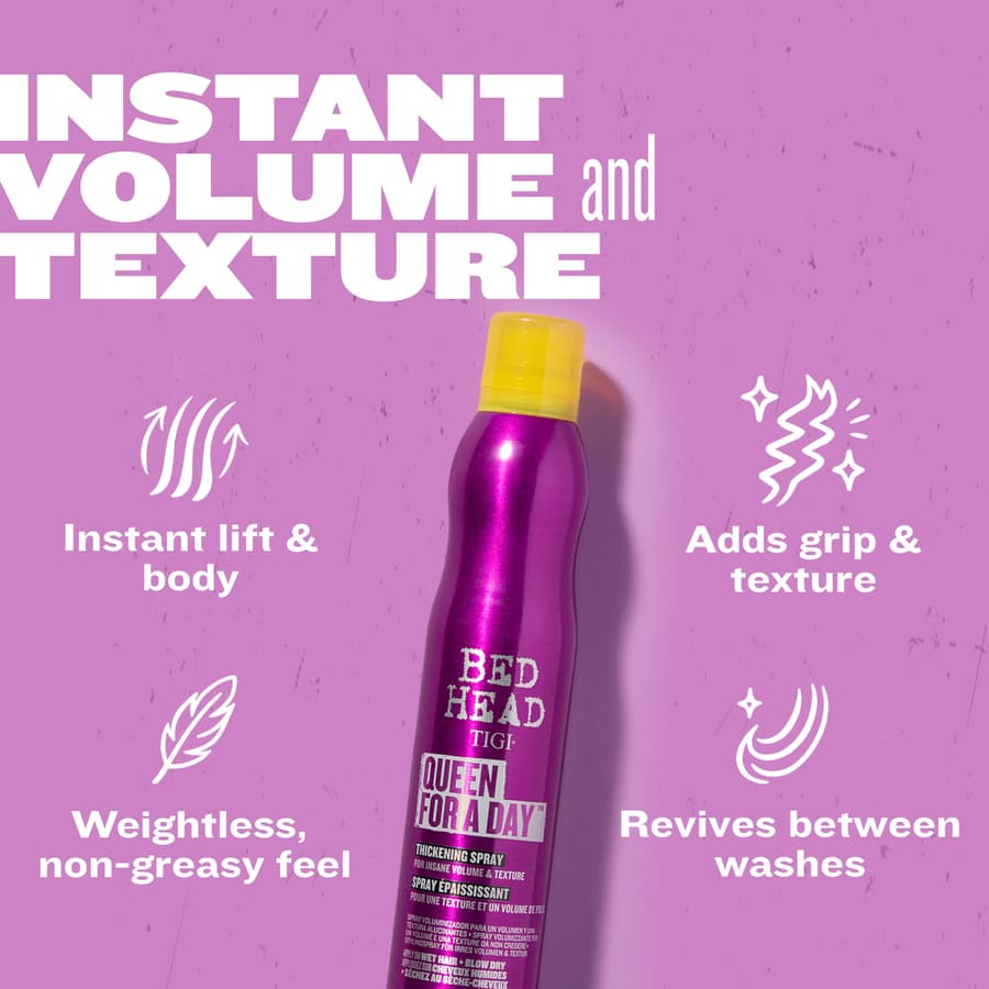 Tigi Bed Head Volumizing Hair Queen for A Day for Thickening and Texturizing