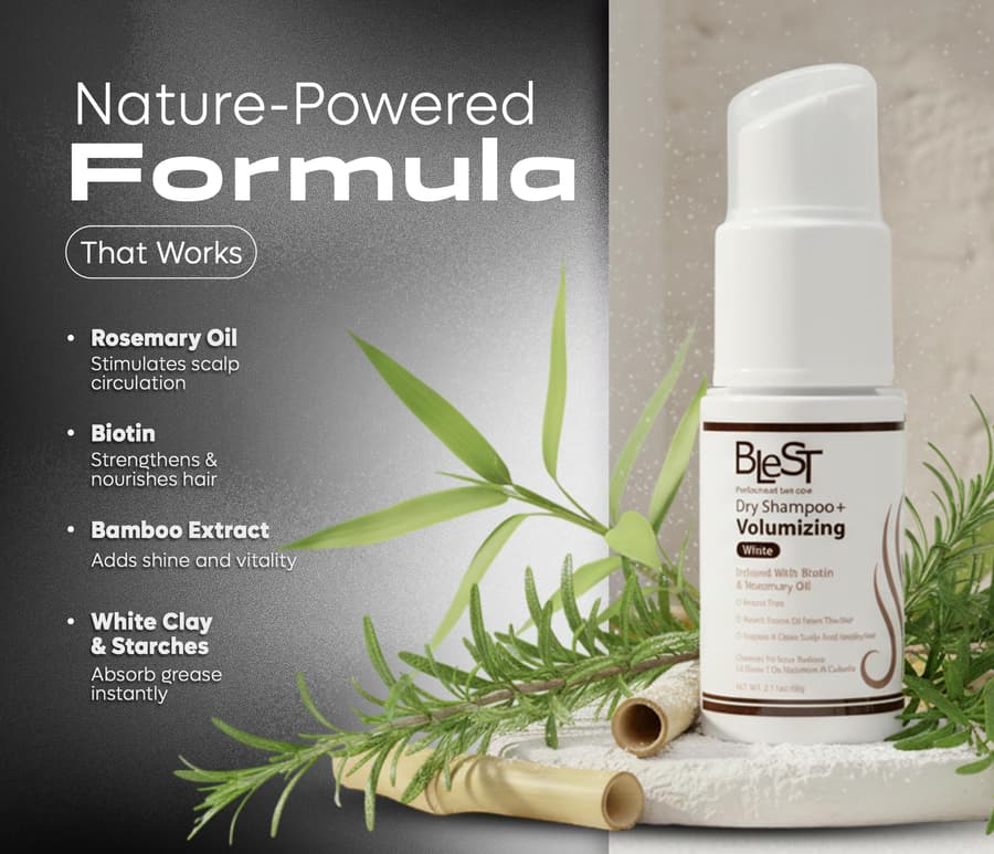 (6-pack) Blest Dry Shampoo + Volumizing White