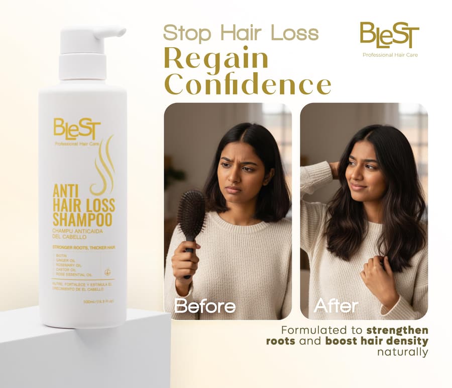 (6-pack) Blest Shampoo Anti Hair Loss