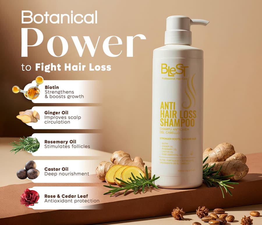 (6-pack) Blest Shampoo Anti Hair Loss