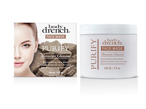 Body Drench Purify Moroccan Ghassoul Rejuvenating Face Mask 4 oz