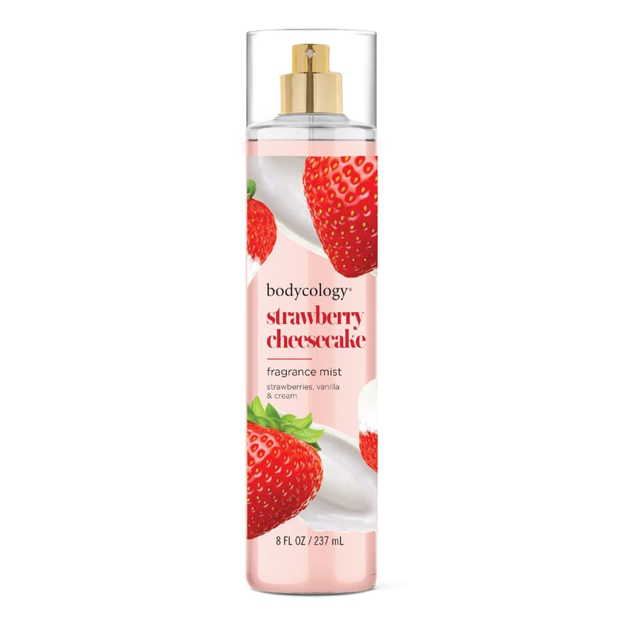 Bodycology Long Lasting Body Mist Strawberry Cheesecake 8 Fl Oz