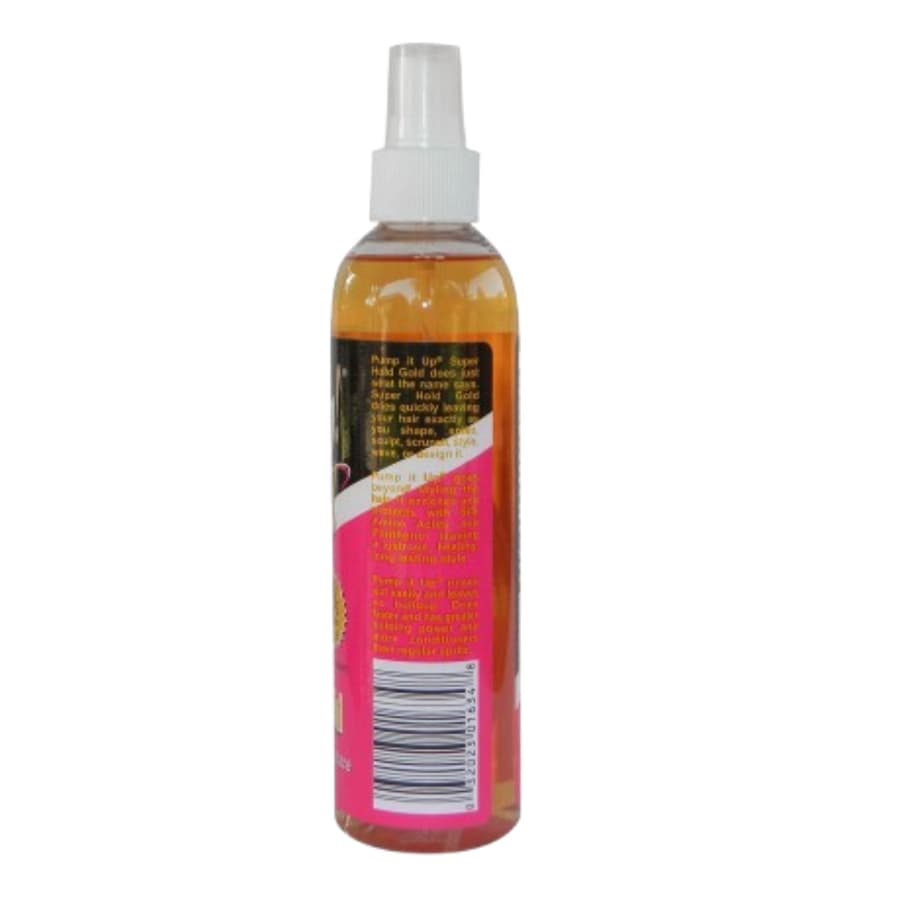 Bronner Bros Pump It Up Styling Spritz Gold 80% Fast Dry Hair Extra Hold With