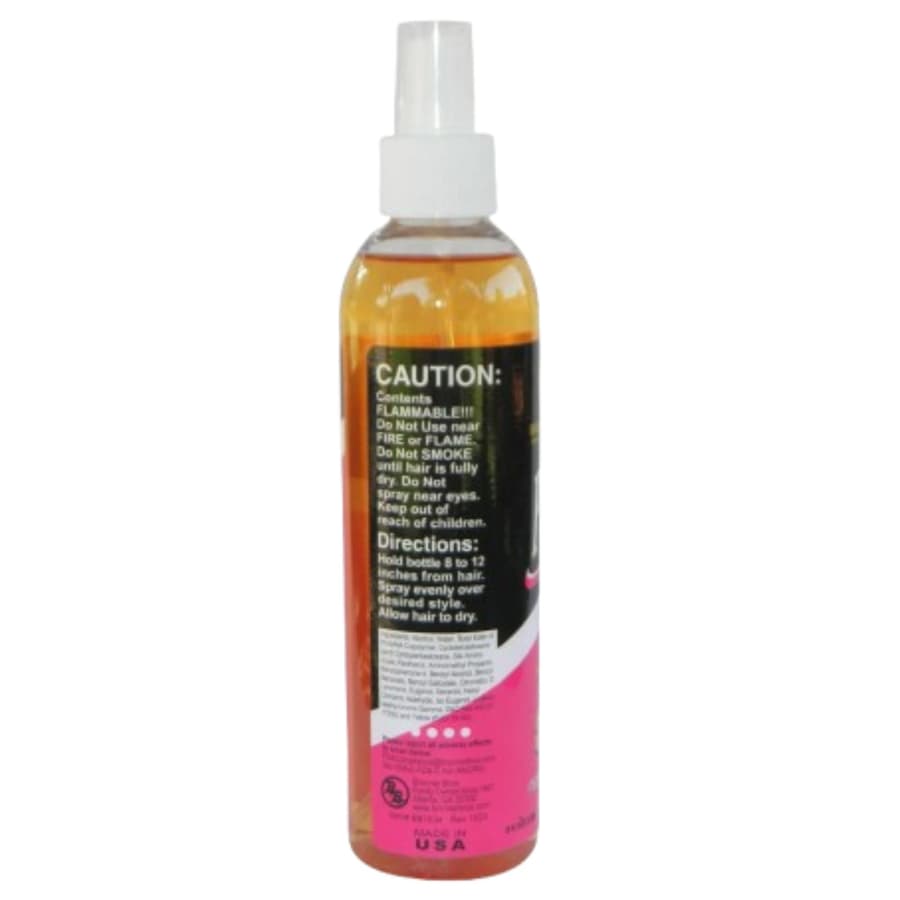 Bronner Bros Pump It Up Styling Spritz Gold 80% Fast Dry Hair Extra Hold With