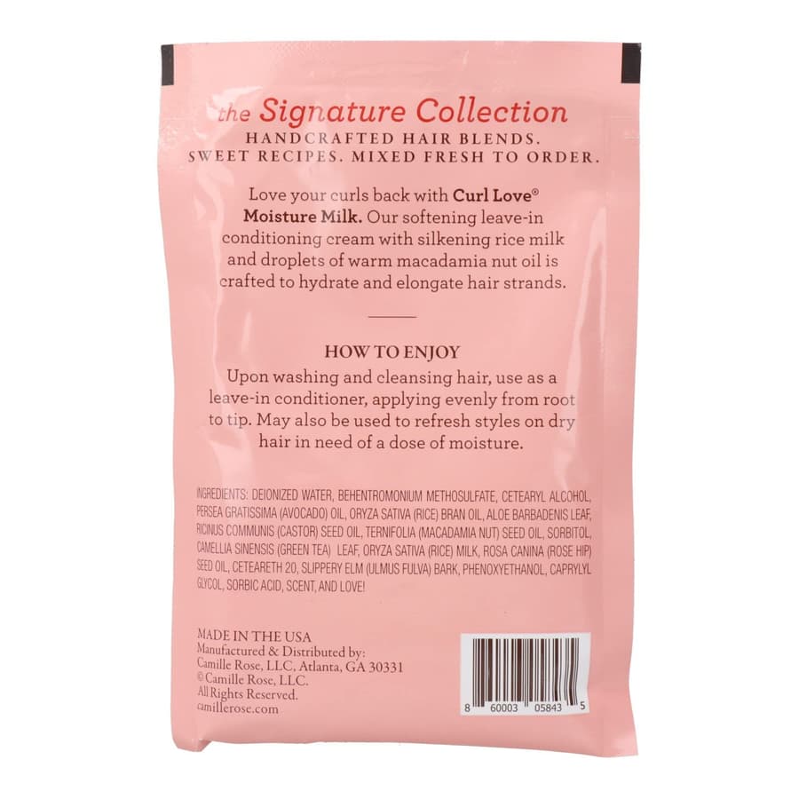 Camille Rose Curl Love Moisture Milk 1.7 oz