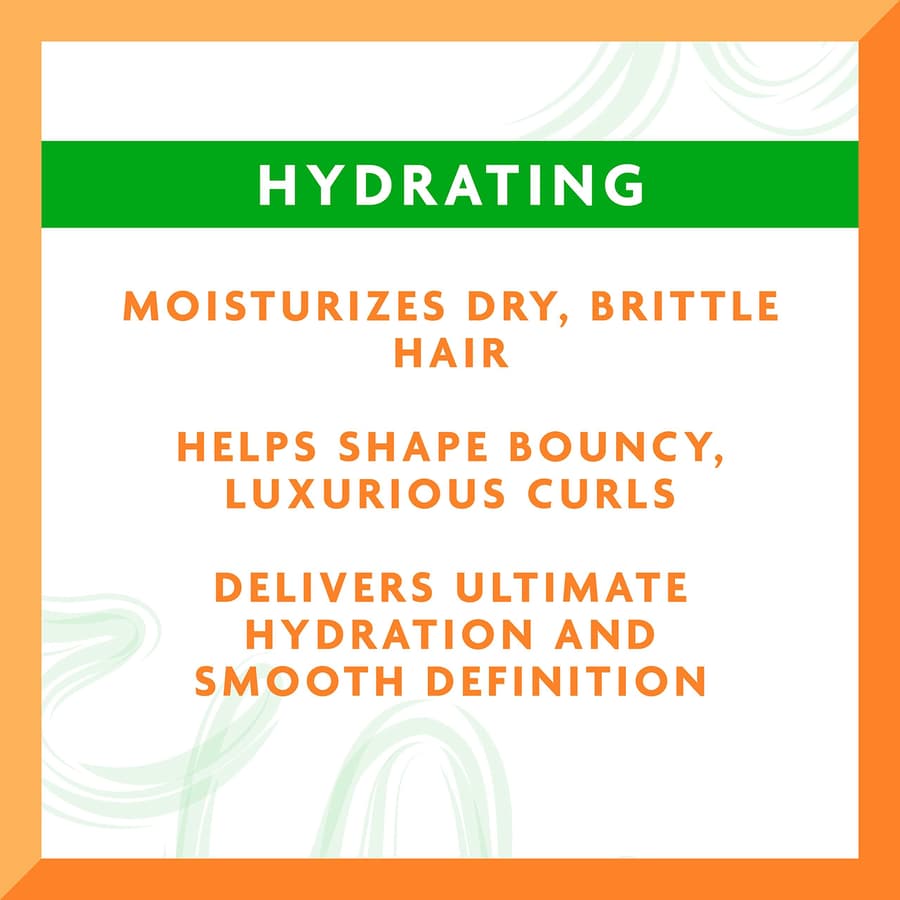 Cantu Avocado Silicone Free Hydrating Curling Hair Styling Cream With Shea