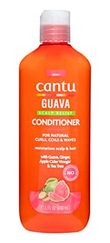 Cantu Guava Scalp Relief Conditioner for Natural Curls Coils Waves 13.5 Fl Oz