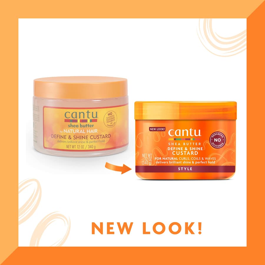 Cantu Shea Butter for Natural Hair Curling Custard 12 oz