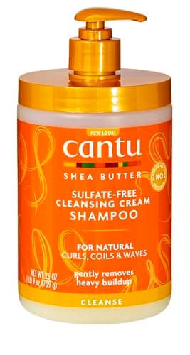 Cantu Sulfate Free Cleansing Cream Shampoo With Shea Butter for Natural Hair 25