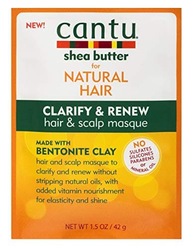 Cantu Natural Hair Clarify Renew Hair Scalp Masque 1.5 oz