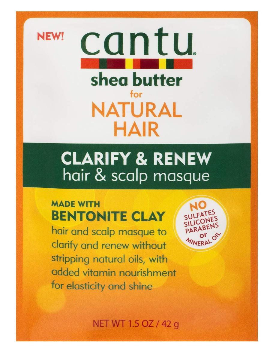 Cantu Natural Hair Clarify Renew Hair Scalp Masque 1.5 oz