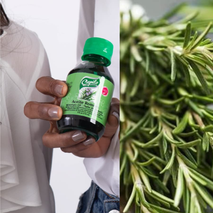 Capilo Organic Rosemary Oil for Hair Growth Strengthens Hair Soothes Dry Scalp