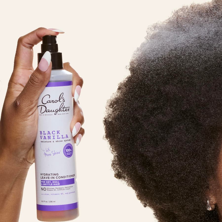 Carol's Daughter Black Vanilla Leave In Conditioner for Curly Wavy or Natural
