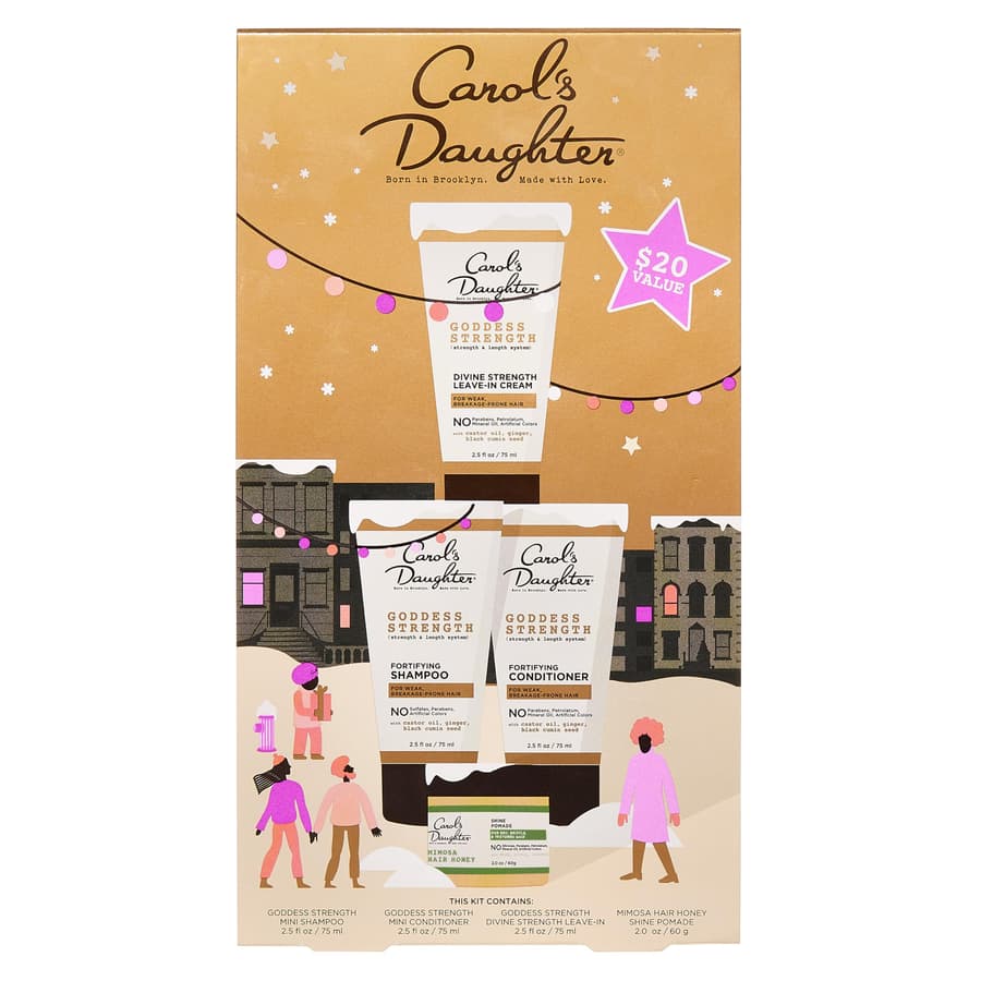 Carol's Daughter Goddess Strength Mini Hair Products Travel Shampoo Conditioner (Set)