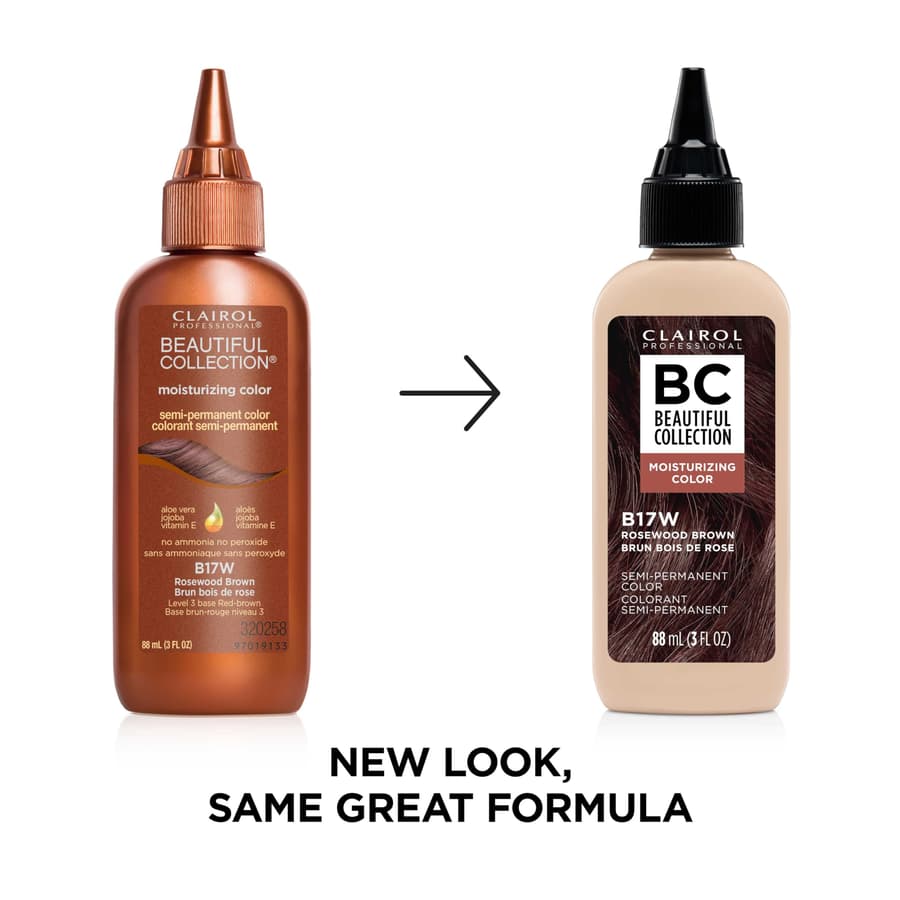Clairol Professional Beautiful Collection Hair Color 17w Rosewood Brown .