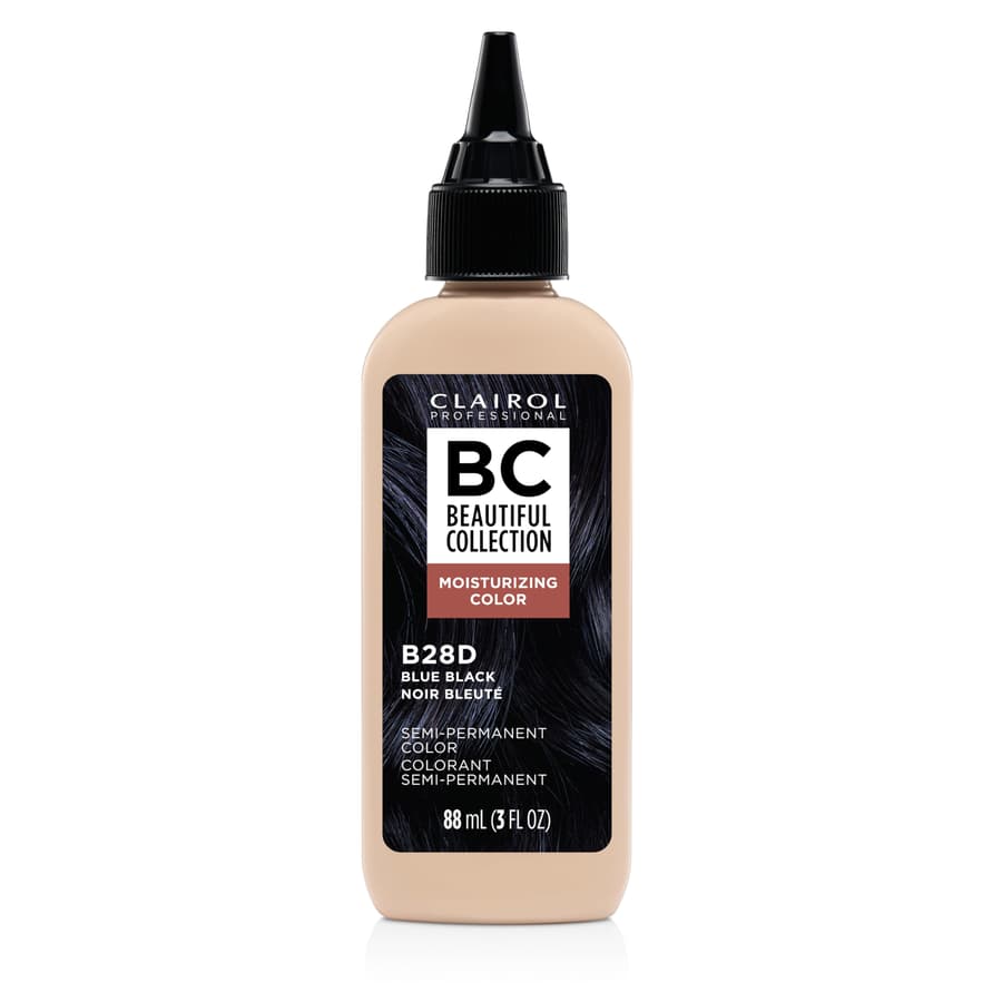 Clairol Professional Beautiful Collection Hair Color 28d Blue Black . Packaging