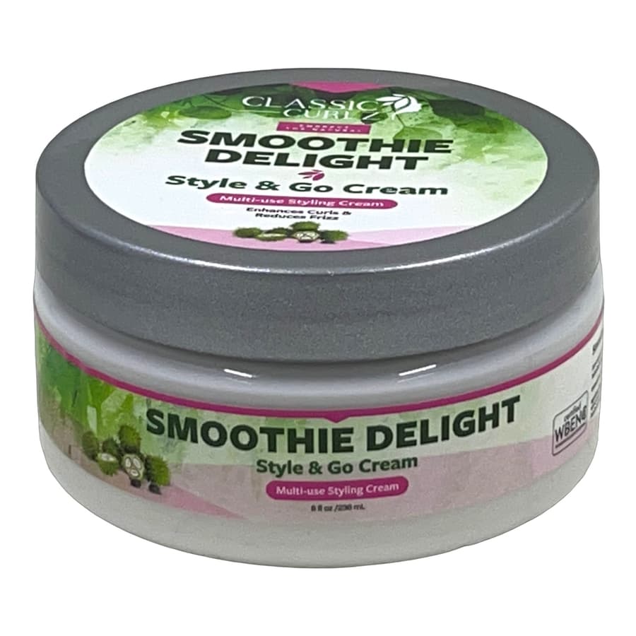 Classic Curlz Smoothie Delight Style and Go Cream for Curly Hair Anti Frizz