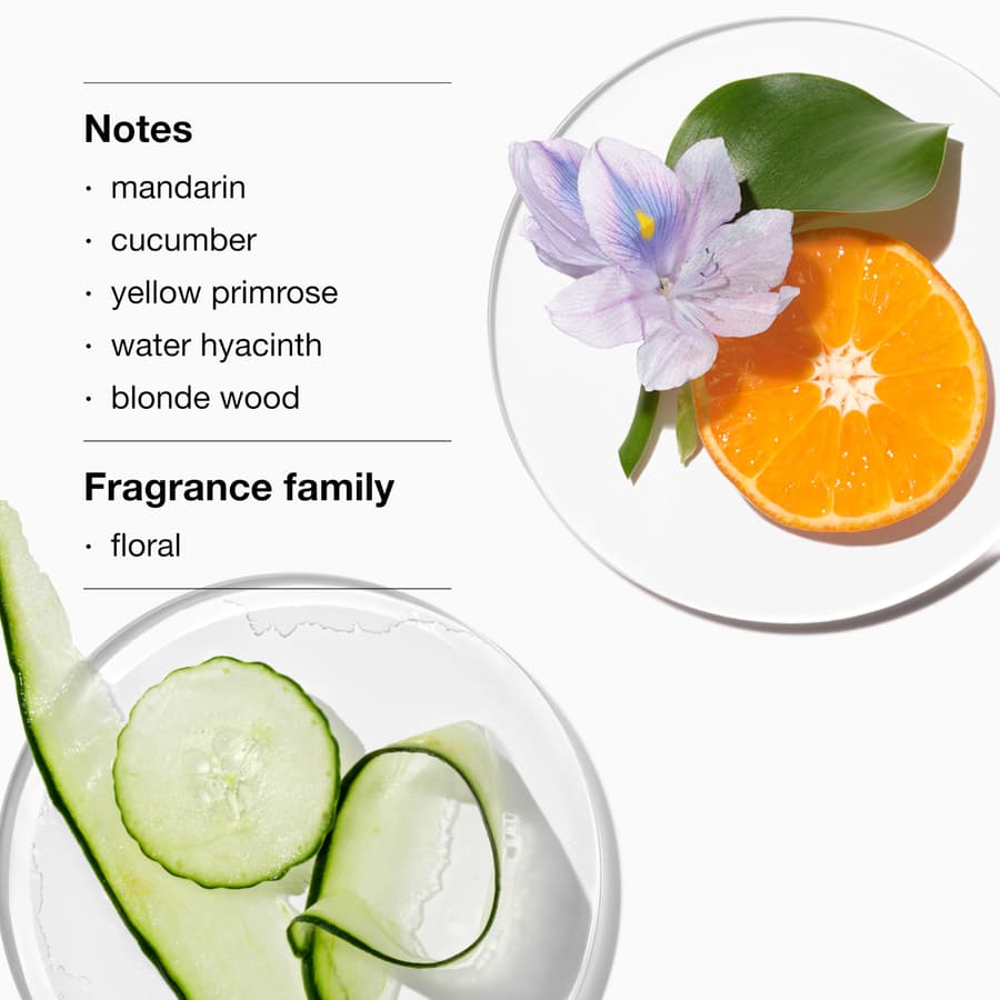 Clinique Happy Heart | Notes of Mandarin Cucumber Yellow Primrose Water