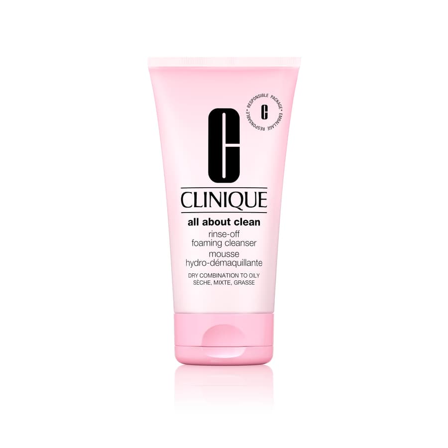 Clinique All About Clean Rinse Off Foaming Face Wash | Face Cleanser With