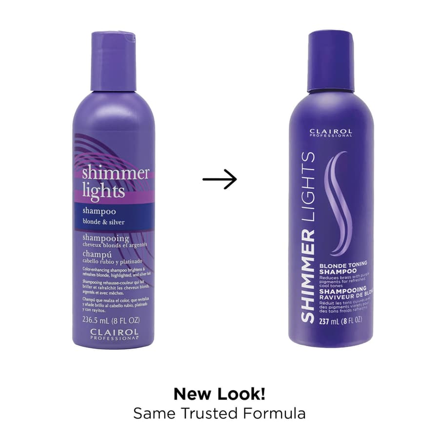 Clairol Professional Shimmer Lights Purple Shampoo 8 Fl. Oz | Neutralizes Brass