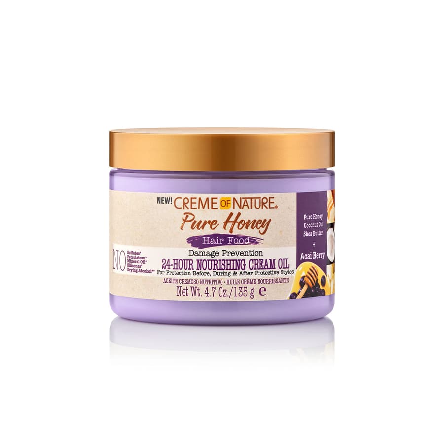 Creme of Nature Acai Hair Cream Honey and Acai Collection 4.7 oz