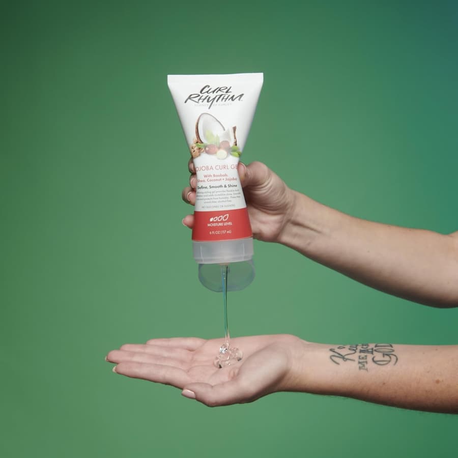 Curl Rhythm Jojoba Curl Gel Defining Hair Gel for Bouncy Nourished Curls Curly