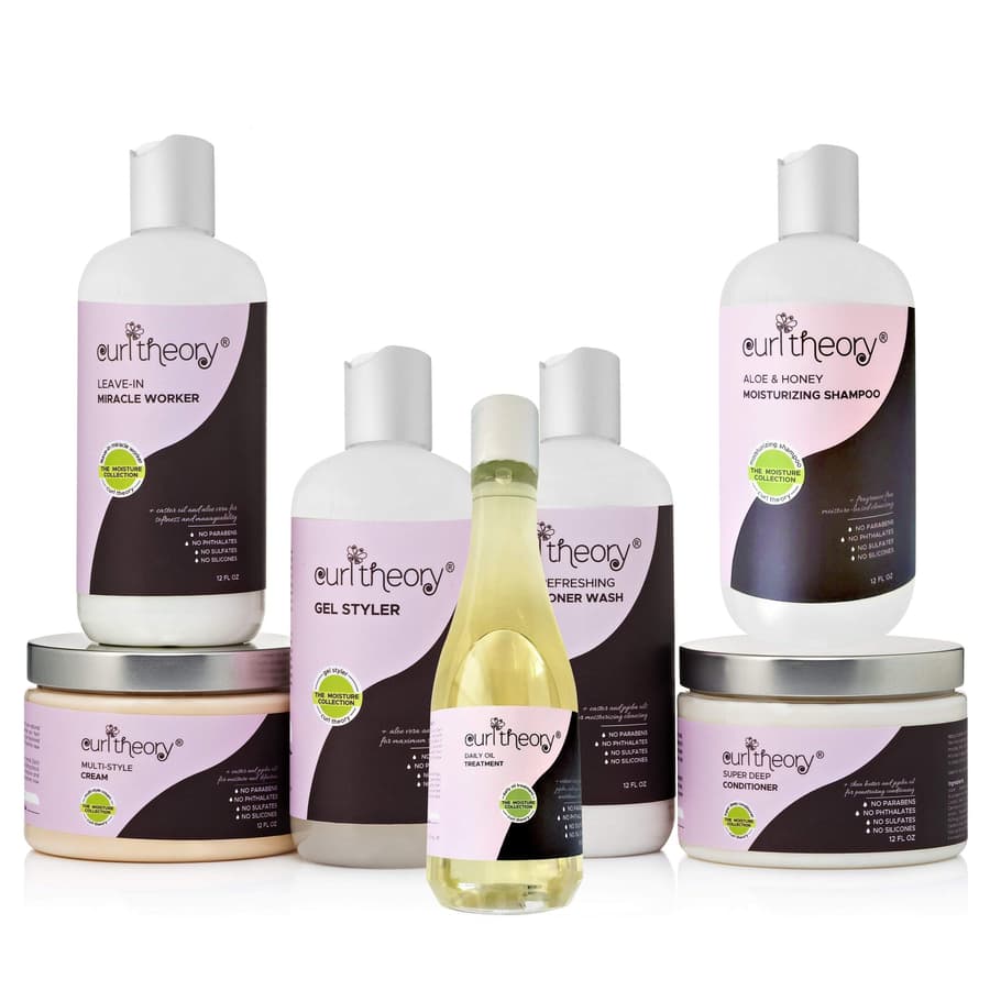 Curl Theory Moisture Collection Leave In Miracle Worker Moisturizes/detangles