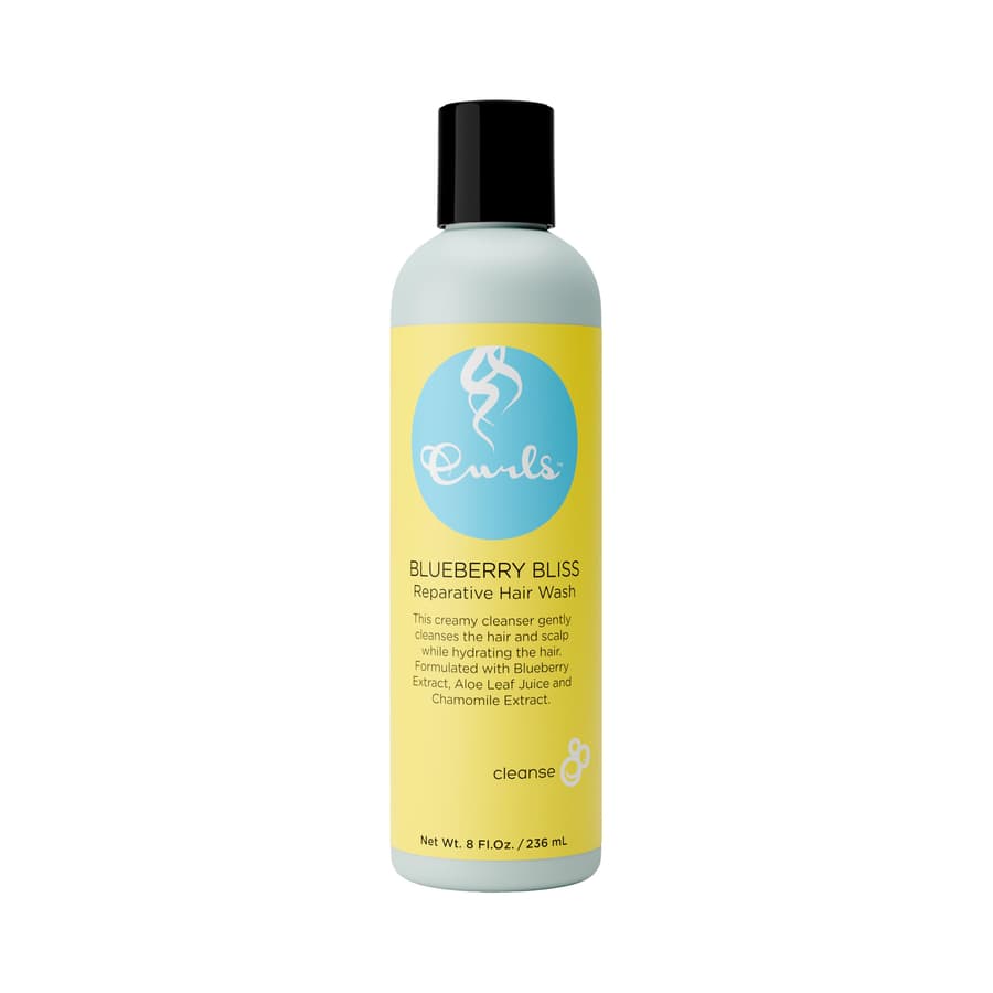 Curls Blueberry Bliss Reparative Hair Wash Encourage Balanced Scalp Rich and