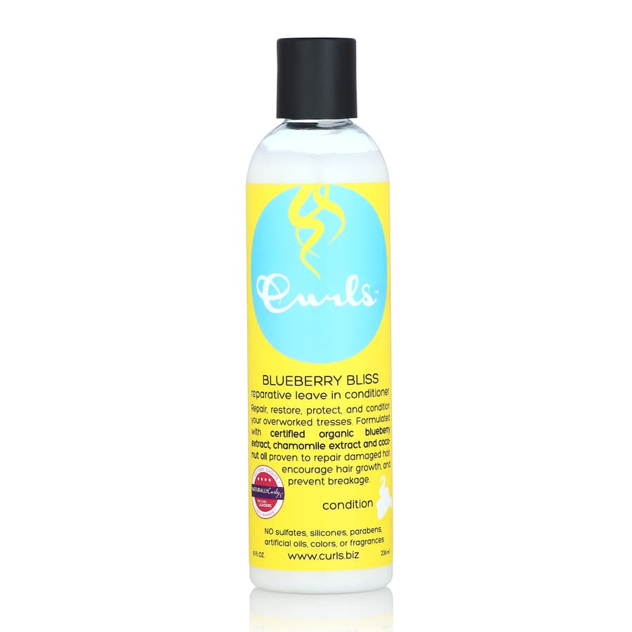 Curls Blueberry Bliss Reparative Leave In Conditioner Helps Repair Damage and
