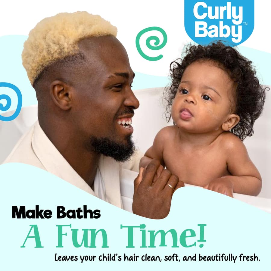 Curlybaby Curly Detangling Condish Gentle Conditioner for Babies Kids Detangles